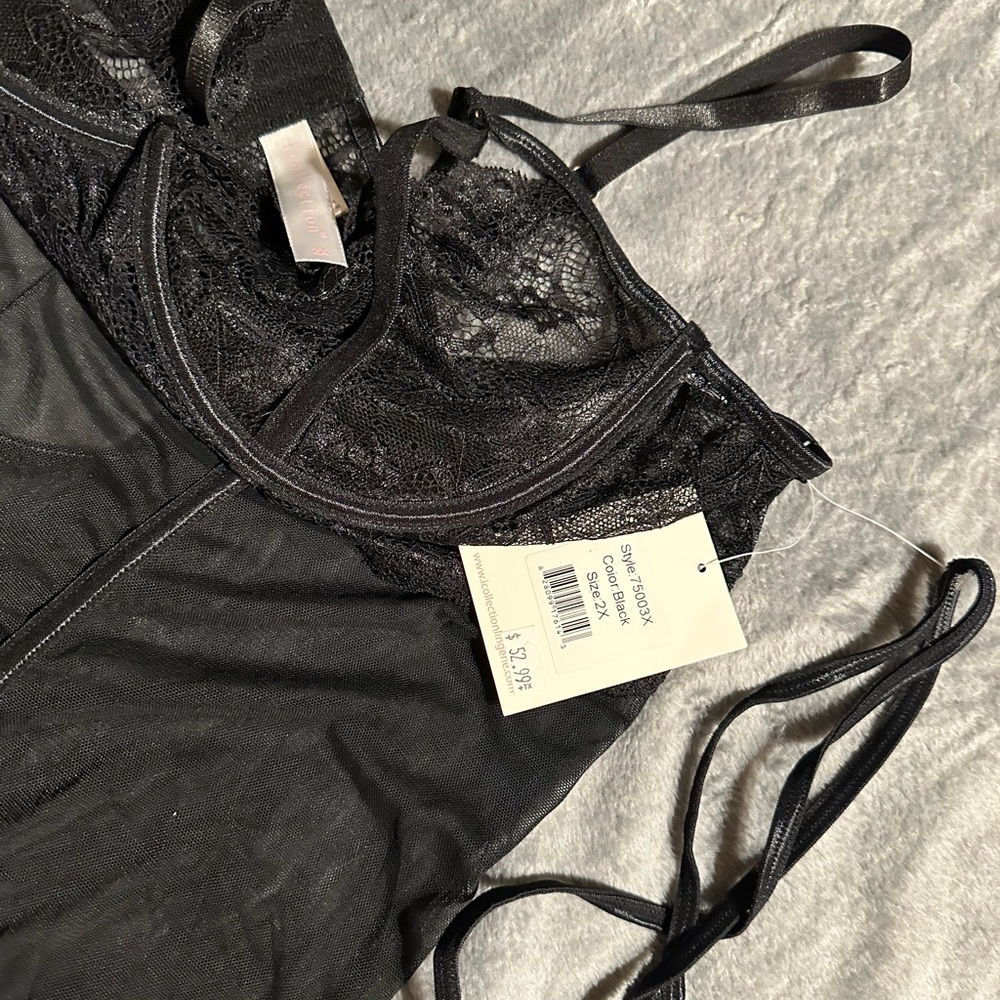 Black Lace Bodysuit